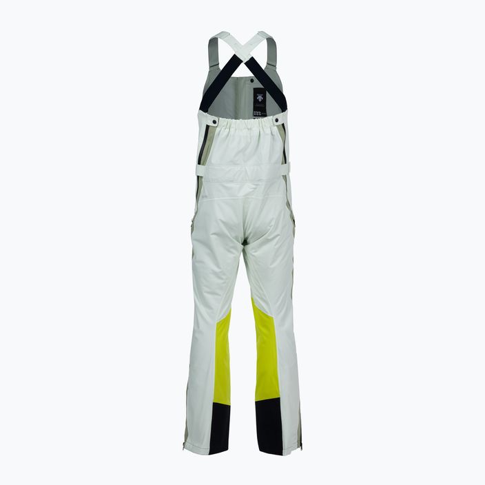 Pantaloni da sci da uomo Descente Bill grigio/verde 3