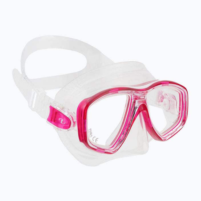 Maschera subacquea TUSA Ceos bianco/rosa