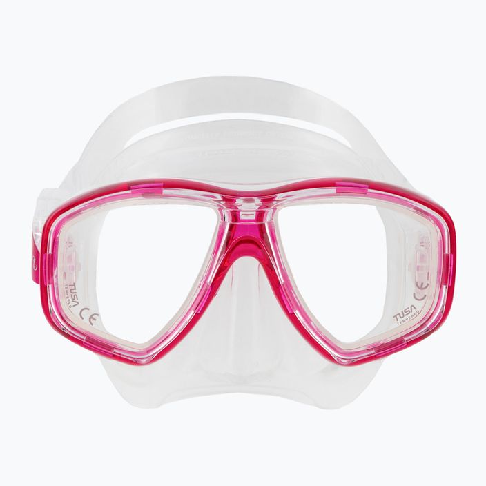 Maschera subacquea TUSA Ceos bianco/rosa 2