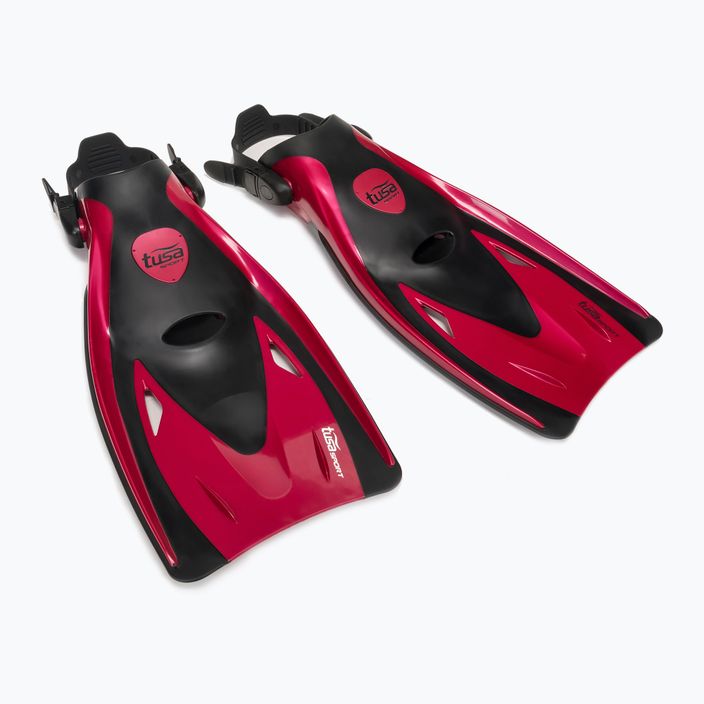 TUSA Visio Tri-Ex Dive Kit UP-3521 rosso/nero 2