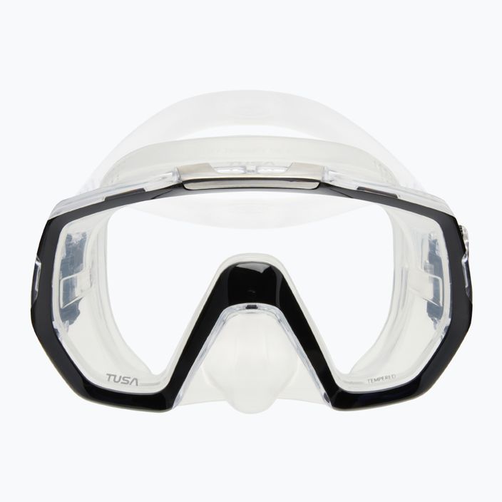 Maschera subacquea TUSA Freedom Elite bianco/nero 2