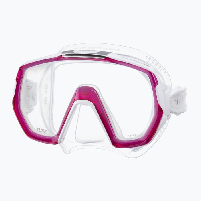 Maschera subacquea TUSA Freedom Elite bianco/rosa 6