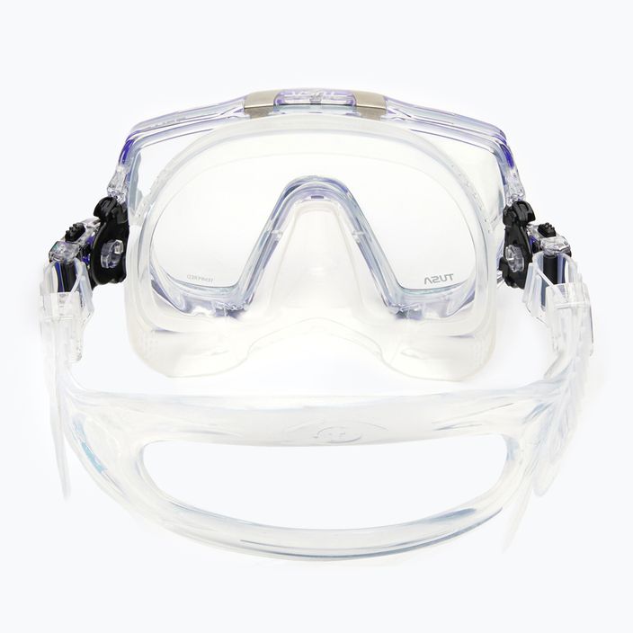 Maschera subacquea TUSA Freedom Elite bianco/blu 5