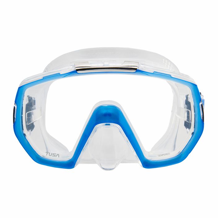 Maschera subacquea TUSA Freedom Elite bianco/blu 2