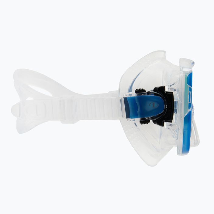 Maschera subacquea TUSA Freedom Elite bianco/blu 4