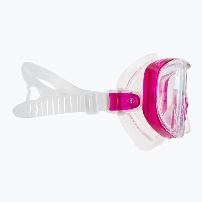 TUSA Tri-Quest FD maschera subacquea bianca/rosa 3