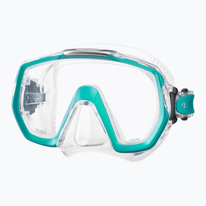 Maschera subacquea TUSA Freedom Elite bianco/verde 4