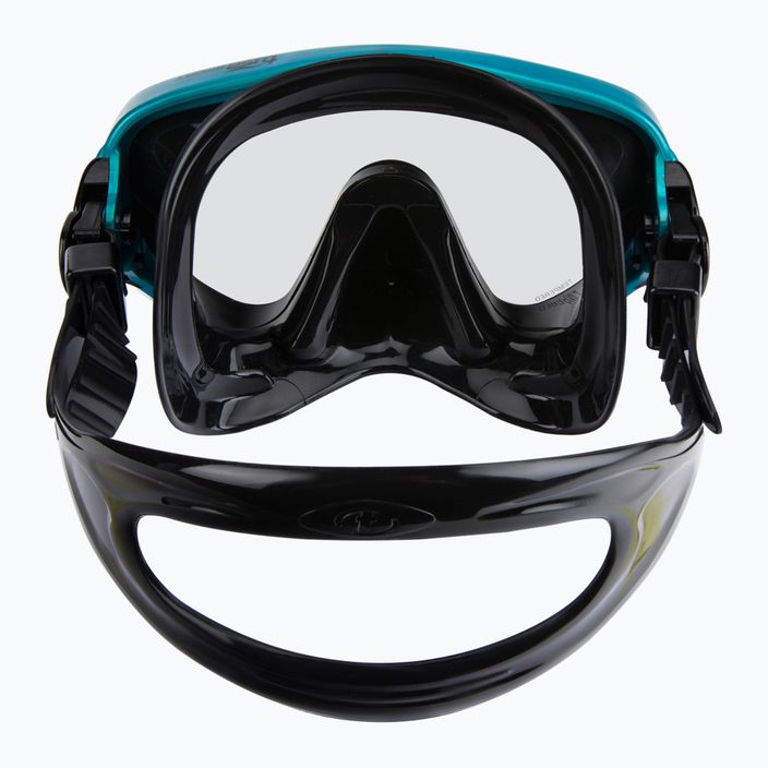 TUSA Sportmask maschera subacquea turchese/nera 5