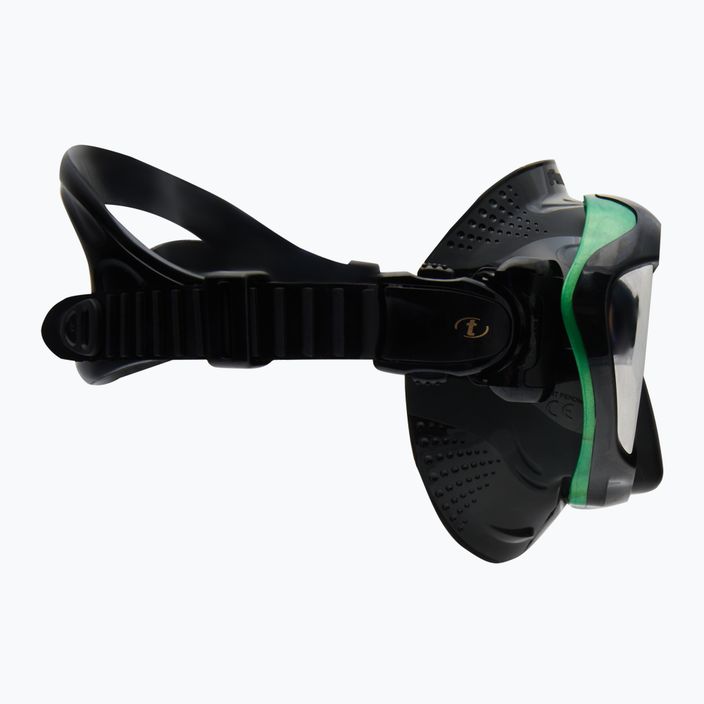 TUSA Paragon maschera subacquea nera/verde 3