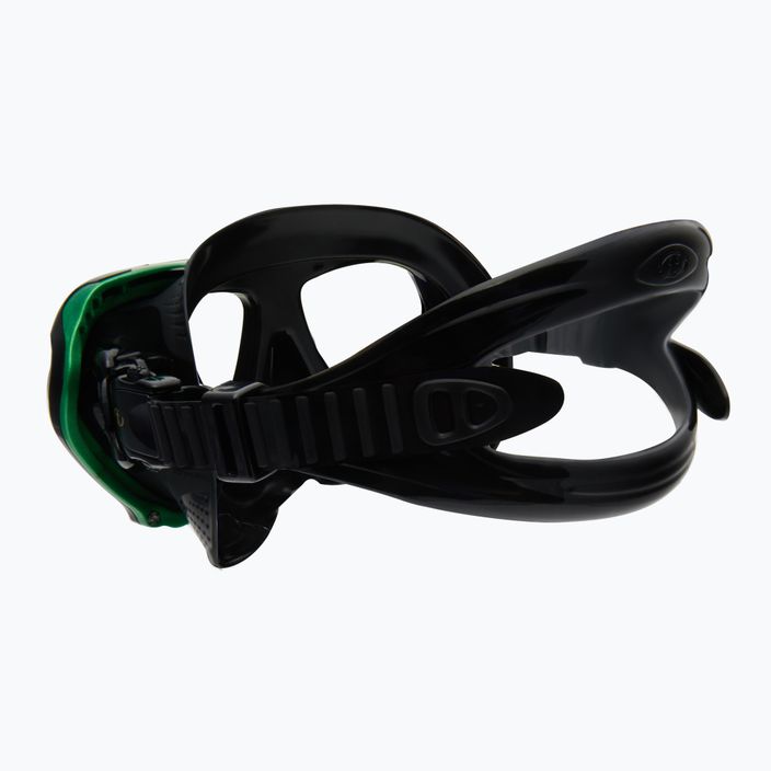 TUSA Paragon maschera subacquea nera/verde 4
