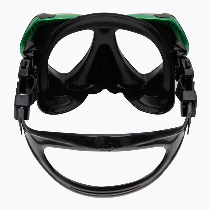 TUSA Paragon maschera subacquea nera/verde 5