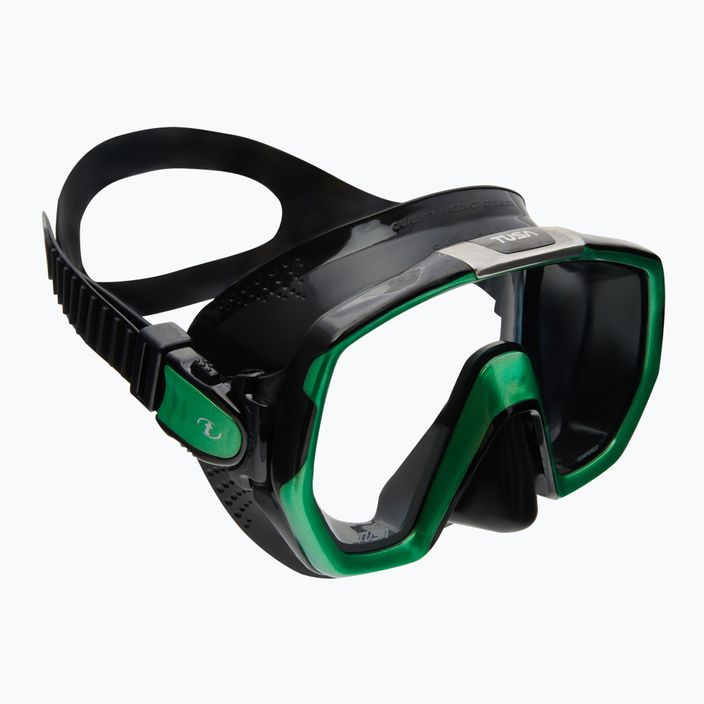 TUSA Freedom Elite maschera subacquea nera/verde