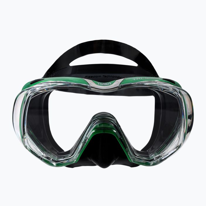 TUSA Tri-Quest FD maschera subacquea verde 2