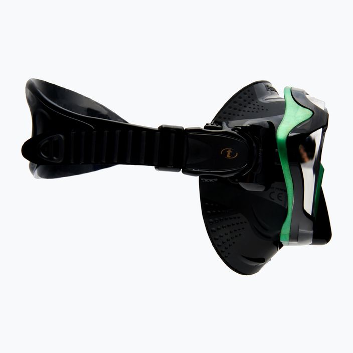 TUSA Paragon S maschera subacquea nera/verde 3