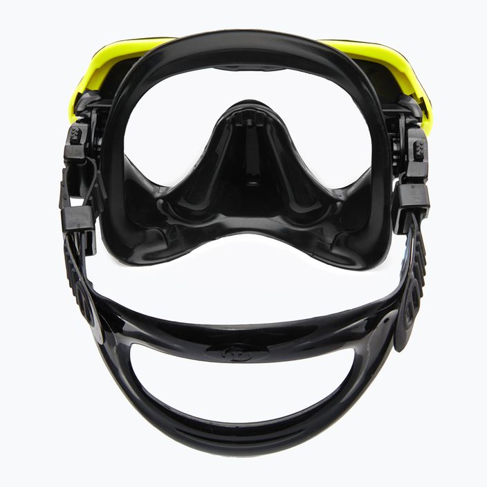 TUSA Paragon S maschera subacquea nera/gialla 5