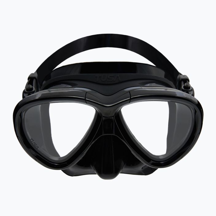 TUSA Intega maschera subacquea nera/nera 2