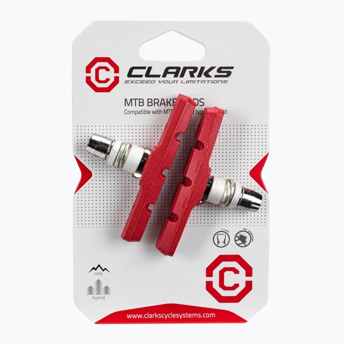 Clarks CP511 Pastiglie freno a V per MTB rosso