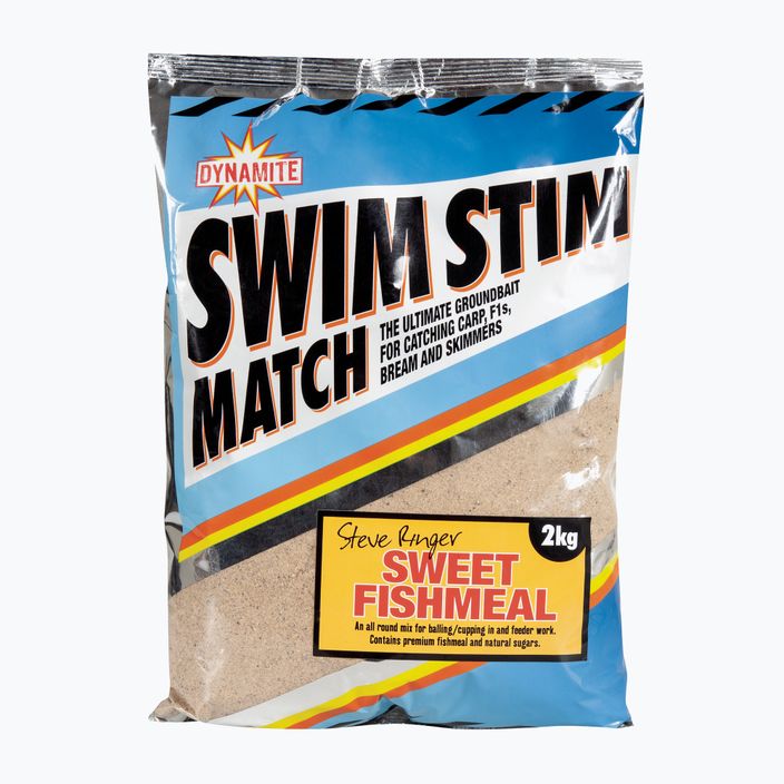Dynamite Baits Swim Stim Match Sweet Fishmeal giallo ADY040006 esca a terra per la pesca