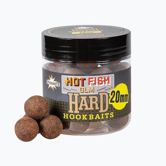 Dynamite Baits Hot Fish&GLM Hard Hookbait 20mm marrone per carpe ADY041580
