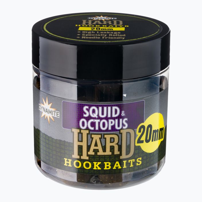 Dynamite Baits Squid & Octopus Hard Hookbaits Palline con amo marrone da 20 mm per carpe ADY041581