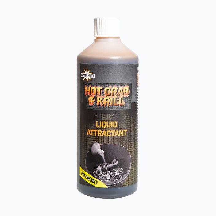 Dynamite Baits Hot Crab & Krill-Atrattivo liquido 500 ml esca liquida