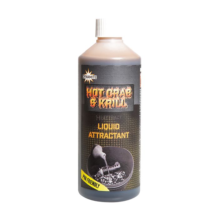 Dynamite Baits Hot Crab & Krill-Atrattivo liquido 500 ml esca liquida 2
