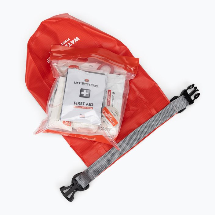 Mini kit di pronto soccorso da viaggio impermeabile Lifesystems rosso 2
