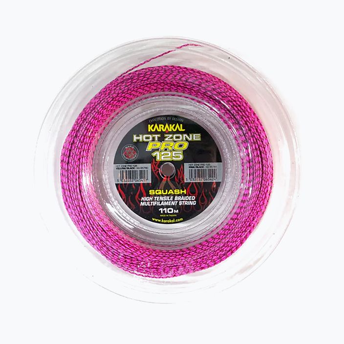 Corda da squash Karakal Hot Zone Pro 125 11 m rosa/nero 3