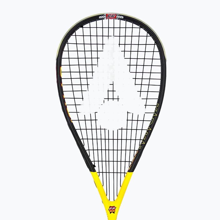 Racchetta da squash Karakal S-PRO 2.0 nero/giallo 3