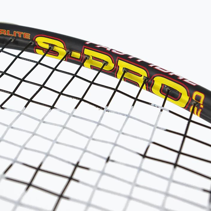 Racchetta da squash Karakal S-PRO 2.0 nero/giallo 5