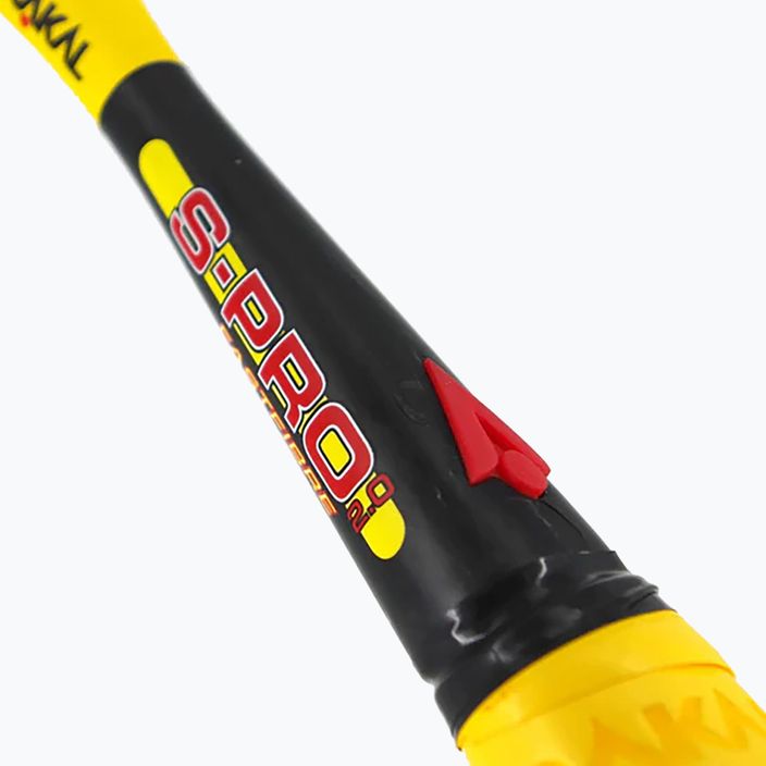 Racchetta da squash Karakal S-PRO 2.0 nero/giallo 7