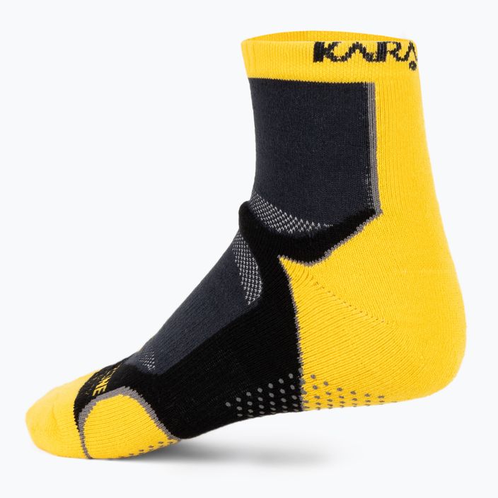 Karakal X4 Calze alla caviglia nero/giallo 2