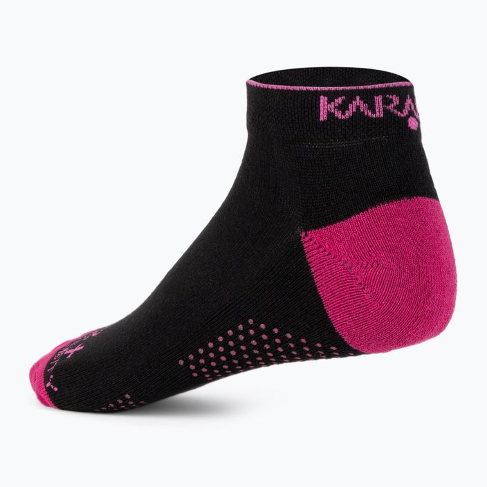 Calze da donna Karakal X2+ Trainer nero/rosa 2