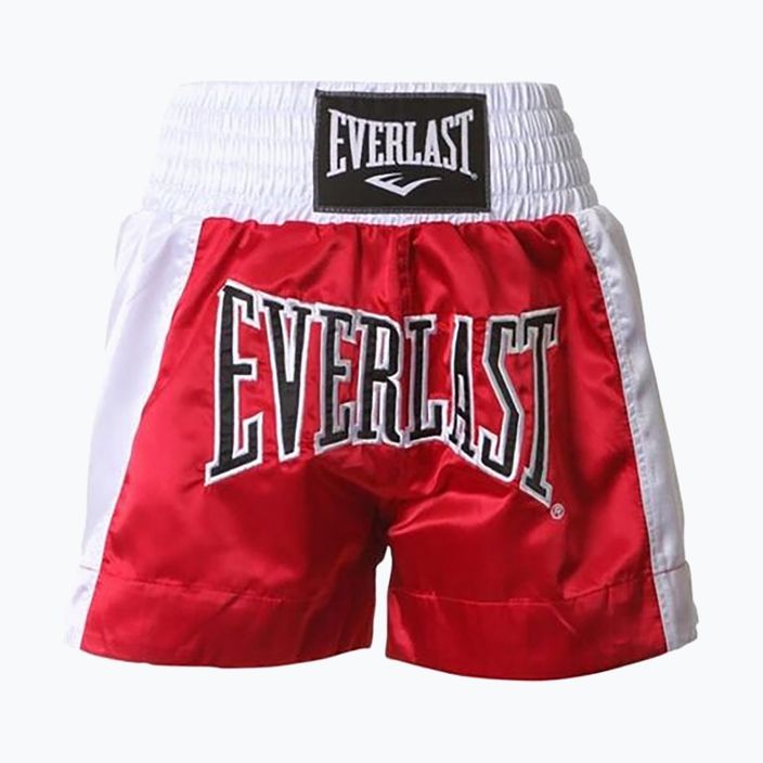 Pantaloncini da allenamento Everlast Muay Thai da uomo, rosso EMT6