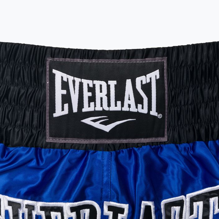 Pantaloncini da allenamento Everlast Muay Thai da uomo blu/nero EMT6 3