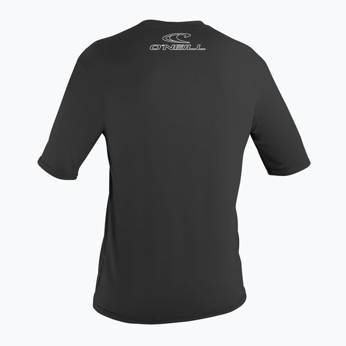Camicia da bagno da uomo O'Neill Basic Skins Sun Shirt nero 2