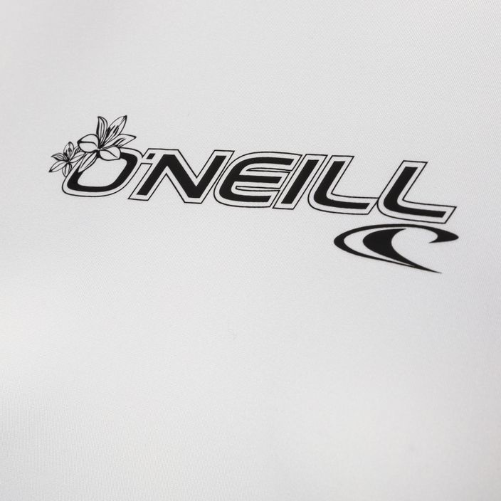 Camicia da nuoto a maniche lunghe O'Neill Basic Skins Sun Shirt bianca da donna 3