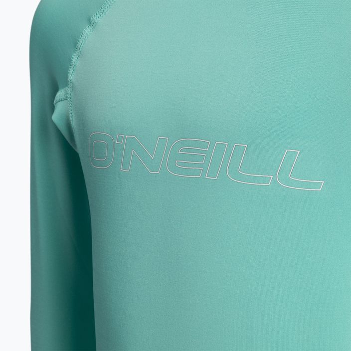 O'Neill Basic Skins Rash Guard light/aqua manica lunga da nuoto per bambini 3