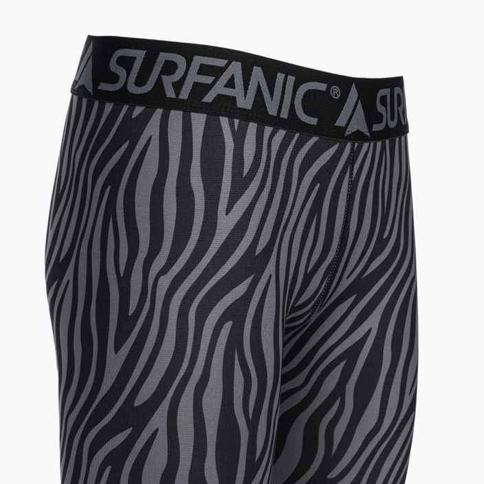 Pantaloni termici da donna Surfanic Cozy Limited Edition Long John nero zebra 7
