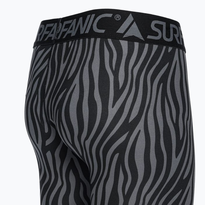 Pantaloni termici da donna Surfanic Cozy Limited Edition Long John nero zebra 8