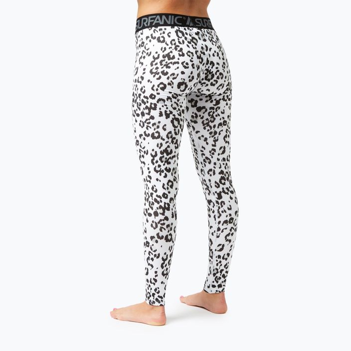 Pantaloni termici attivi da donna Surfanic Cozy Limited Edition Long John snow leopard 2