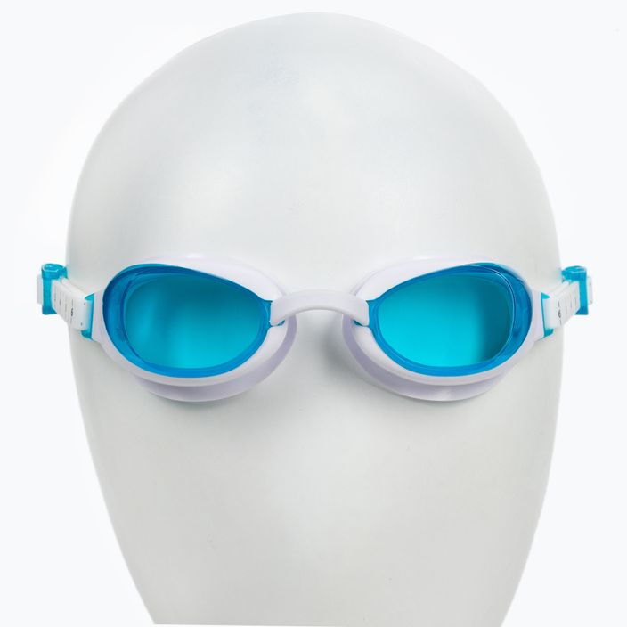 Speedo Aquapure Occhiali da nuoto femminili bianco/blu 3