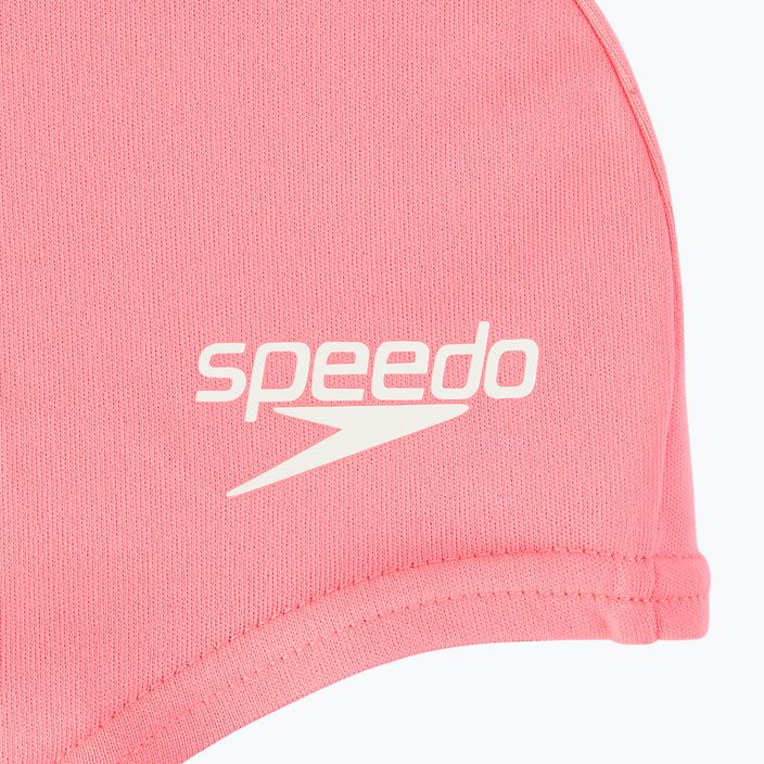 Cuffia da nuoto Speedo Polyester Junior rosa per bambini 5