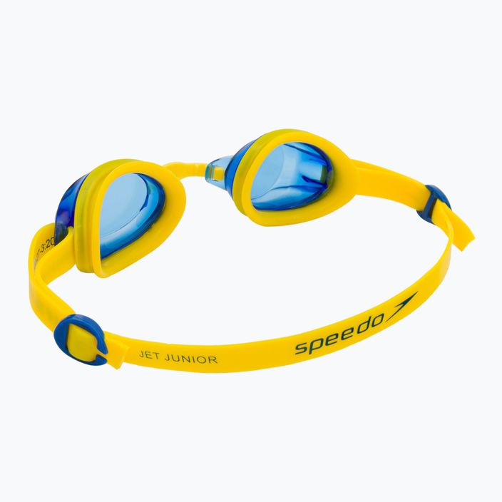 Occhialini da nuoto per bambini Speedo Jet V2 B567 giallo impero/blu neon 5