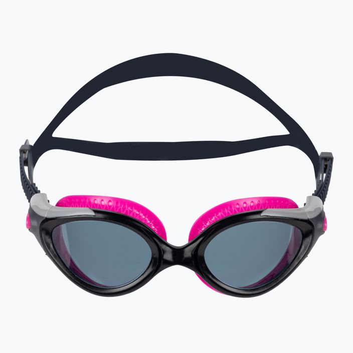 Occhiali da nuoto Speedo Futura Biofuse Flexiseal Dual Female rosa estatico/nero/fumo 2