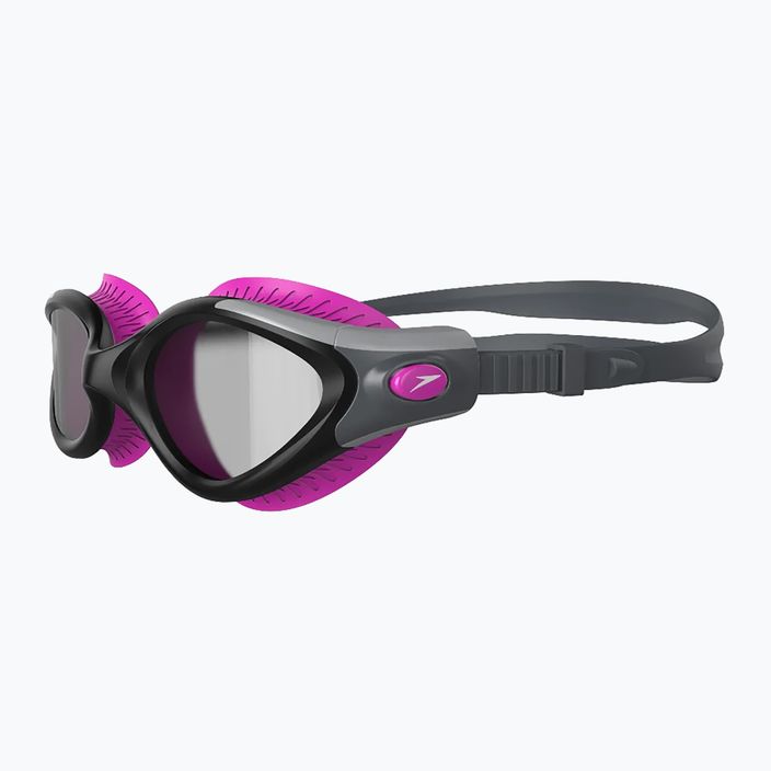Occhiali da nuoto Speedo Futura Biofuse Flexiseal Dual Female rosa estatico/nero/fumo 7