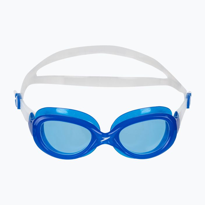 Occhialini da nuoto Speedo Futura Classic Junior chiari/blu neon per bambini 2