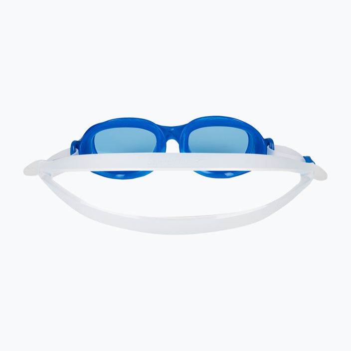Occhialini da nuoto Speedo Futura Classic Junior chiari/blu neon per bambini 5