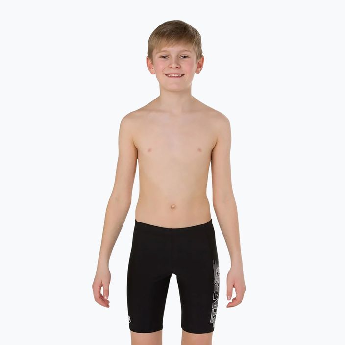 Speedo Cont Waistband - costume da bagno per bambini - nero 8
