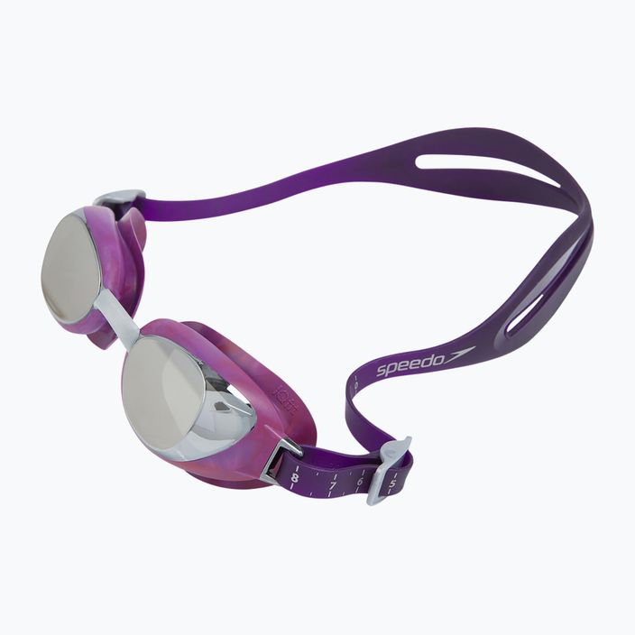 Occhialini da nuoto Speedo Aquapure Mirror viola/argento 7